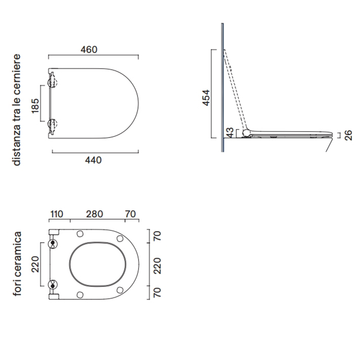 Catalano Sfera/Zero Сиденье SLIM с микролифтом, цвет: Lino Satinato