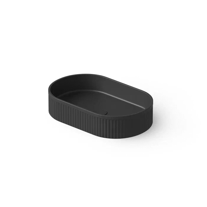 Dea Design Washbasins Раковина 55х35х12см., накладная, без отв., Solid Surface, цвет: Black №16