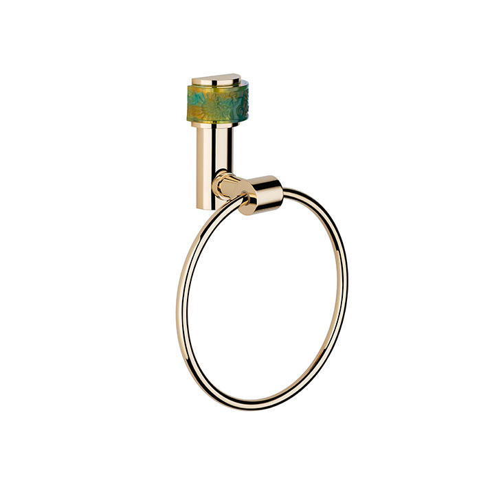  THG Island Полотенцедержатель-кольцо 18см., подвесной, цвет: Soft gold