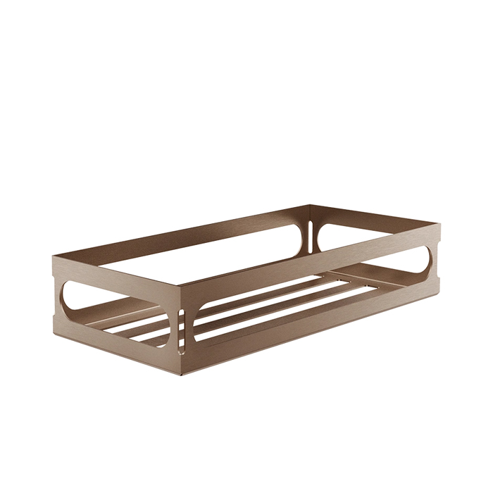 Gessi Rilievo Полка 30 см., цвет: Copper Brushed PVD