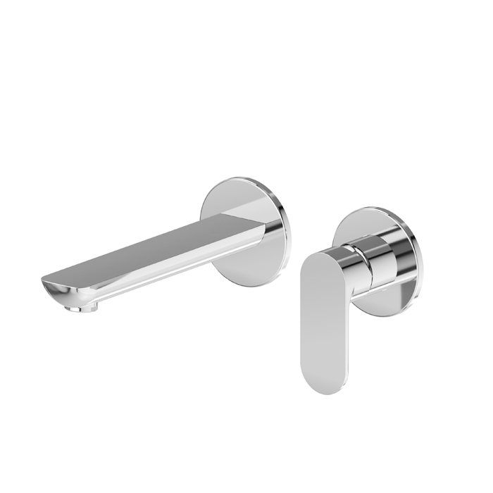 Newform Extro Смеситель для раковины, встраиваемый, цвет: хром