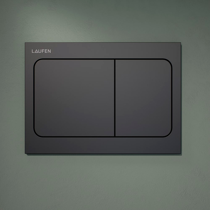 Laufen INEO AIR Клавиша смыва, цвет: черный матовый