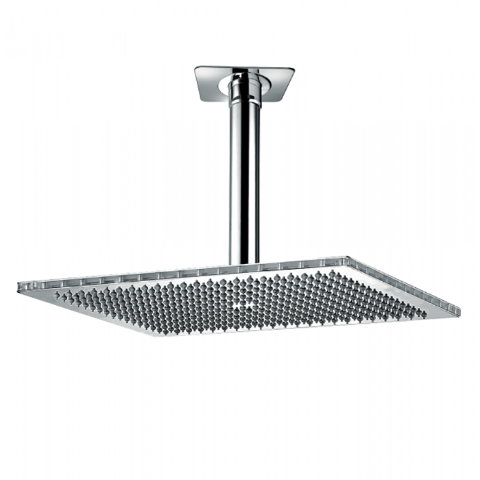 BOSSINI DREAM-RECTANGULAR Верхний душ 500 x 400 мм 1 режим - держателем вертикальным 300 x Ø 36 мм, цвет: хром