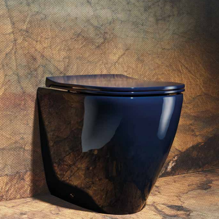 Simas Juniper Унитаз напольный 53,5x370xh42см, смыв Tornado, безободковый, цвет: capri