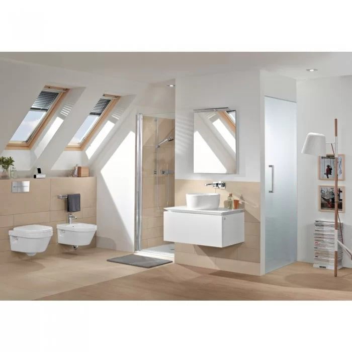Villeroy&Boch Architectura Биде подвесное 37х53х26.5см., 1 отв., цвет: альпийский белый