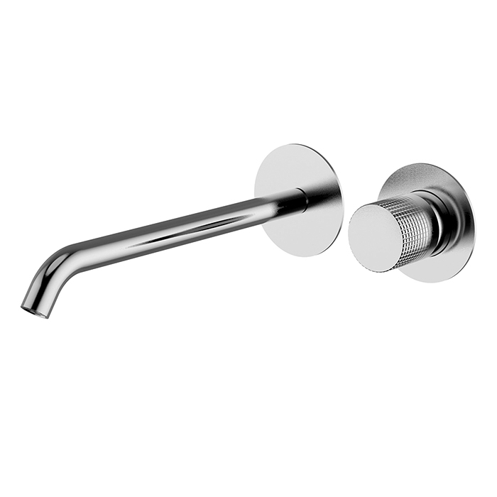 Cisal X32 Смеситель для раковины, встраиваемый, цвет: Brushed Stainless Steel