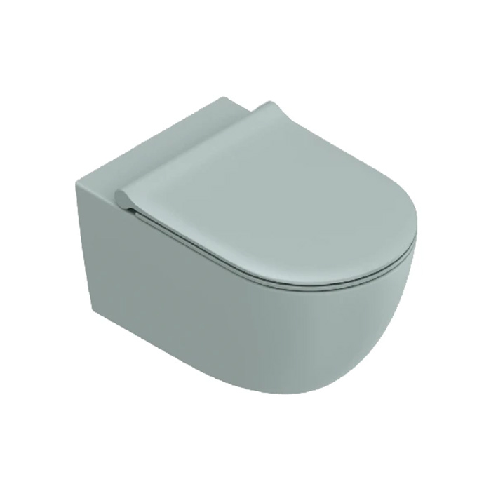 Catalano Sfera Унитаз 55x35см., подвесной, безободковый, Tornado, Cataglaze+, цвет: Acqua satinato