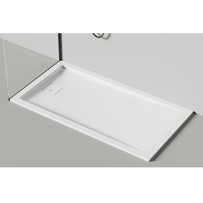 Salini Capri Поддон 150х80х8cм, с сифоном, S-Sense, цвет: белый глянцевый