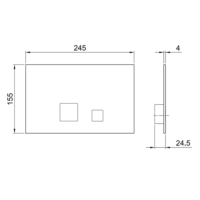 Fantini AF/21 Клавиша смыва для GEBERIT SIGMA8, SIGMA12, цвет: золото плюс
