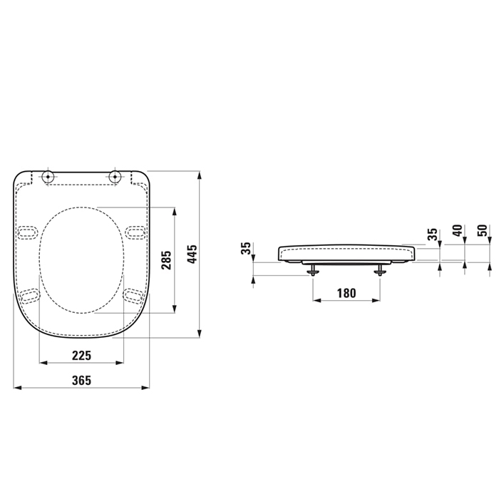 Laufen Meda Сиденье для унитаза, с микролифтом, быстросъёмное, цвет: белый глянцевый