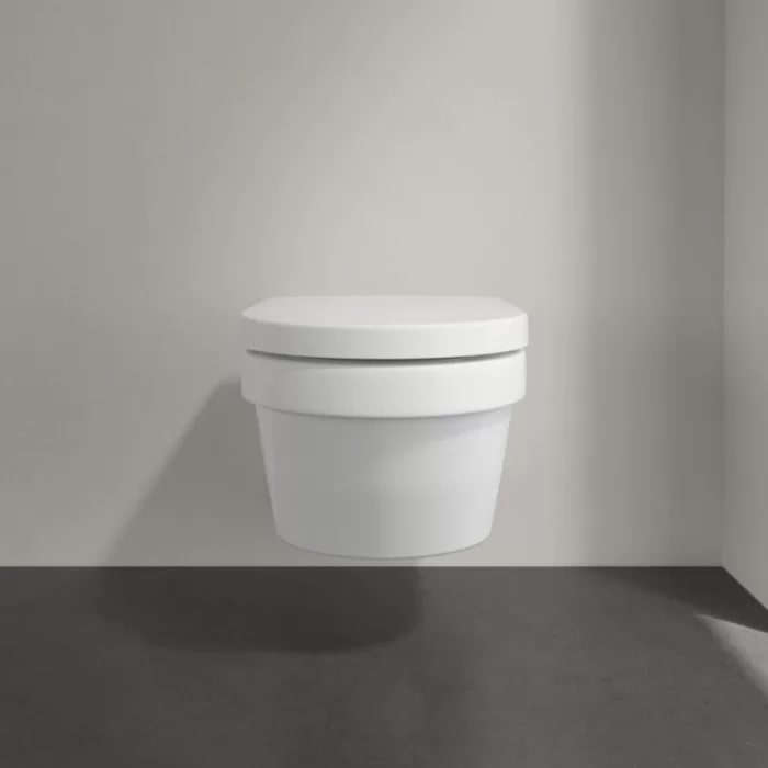 Villeroy&Boch Architectura Унитаз 37х53х33см., подвесной, безободковый, в комплекте сиденье c микролифтом, цвет: альпийский белый