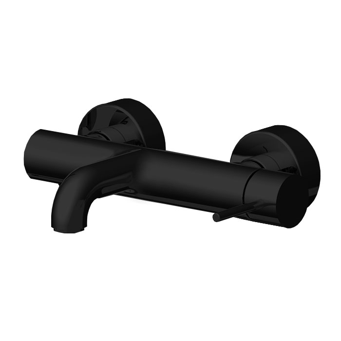 Fima Carlo Frattini Spillo Up Смеситель для ванны, настенный, цвет: черный матовый