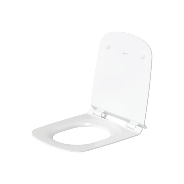 Duravit DuraStyle Сиденье для унитаза, петли: нерж. сталь, с микролифтом, цвет: белый