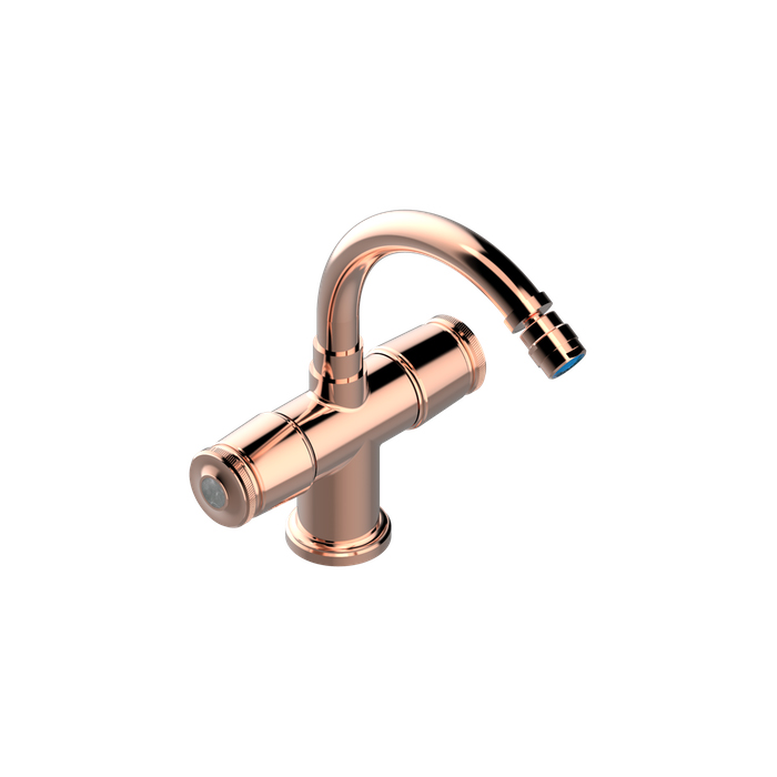 THG CORVAIR FIOR DI BOSCO Смеситель для биде на 1 отверстие, 2-х вентильный, с донным клапаном, цвет: Blush PVD