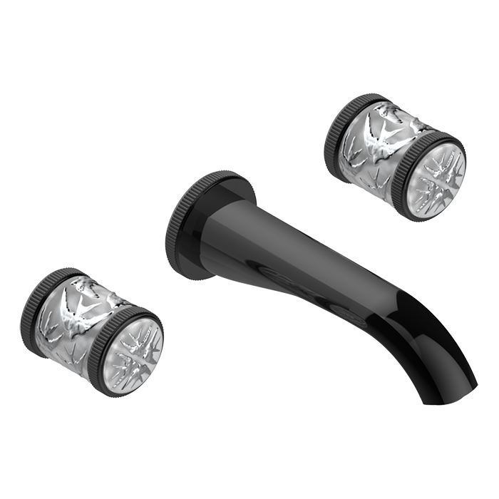 THG Hirondelles Platinum Stamped Смеситель для раковины, встраиваемый, цвет: Brown bronze color PVD