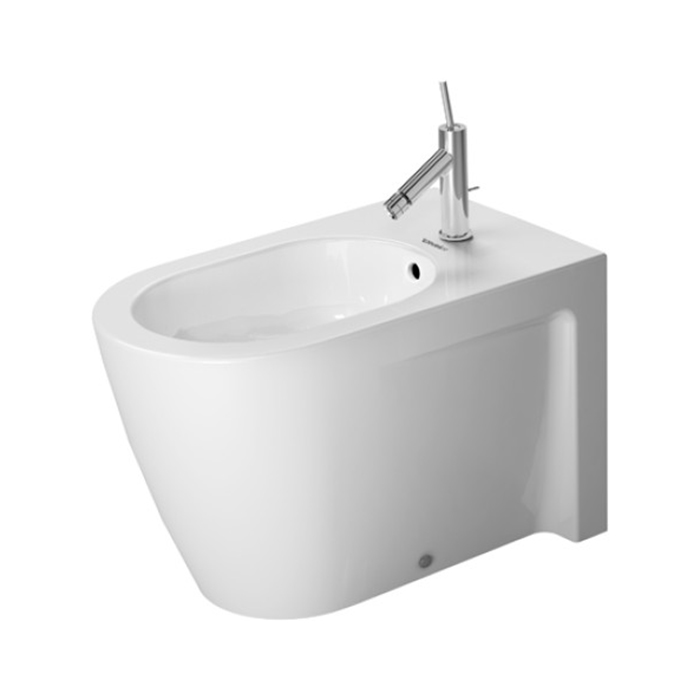 Duravit Starck 2 Биде напольное 63х37см, с 1 отв под смеситель, с креплением, цвет: белый