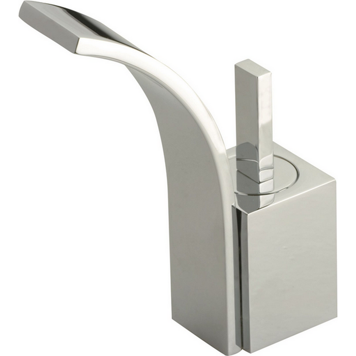 CISAL Wave Смеситель однорычажный для биде на 1 отверстие с донным клапаном, цвет: хром