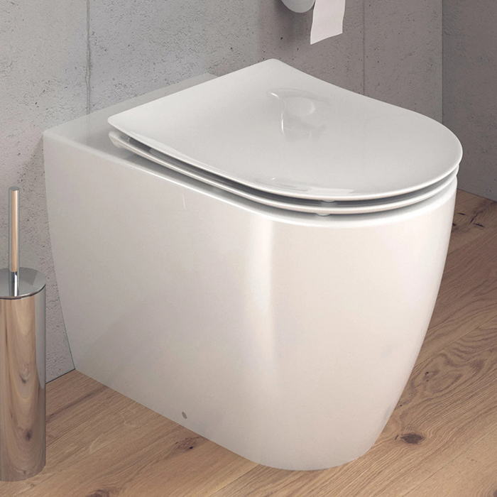 Duravit Soleil by Starck Унитаз 37х60см., напольный, безободковый, слив универсальный, Weiß Hochglanz, HyG, цвет: белый