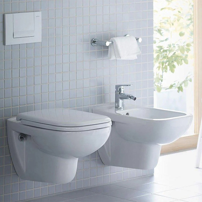 Duravit D-Code Унитаз 35.5x54.5см., подвесной, с сиденьем микролифт, цвет: белый глянцевый