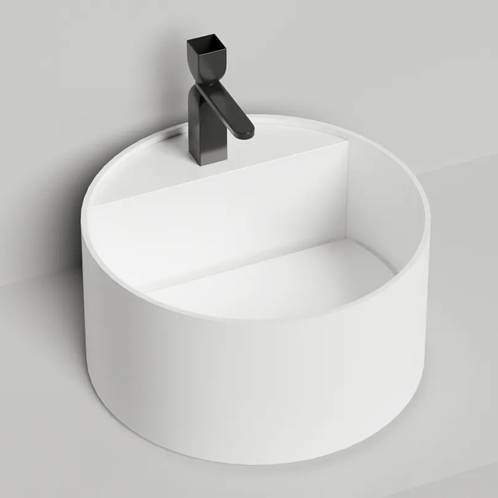 Salini Armonia Раковина 45x45x25см., 1 отв., накладная, S-Sense, цвет: белый глянцевый