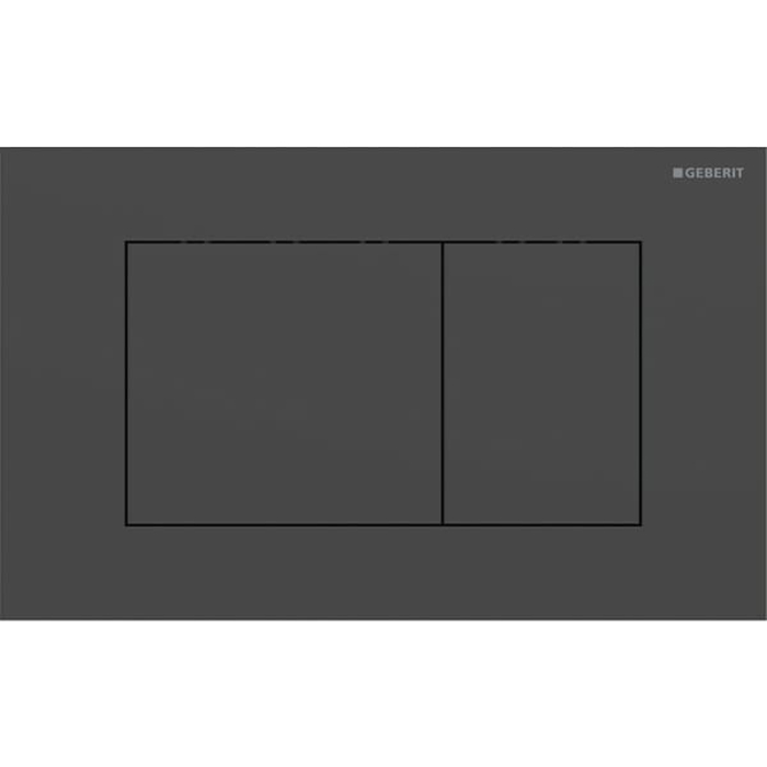 Geberit Sigma40 Клавиша для двойного смыва, квадратная: Черный матовый