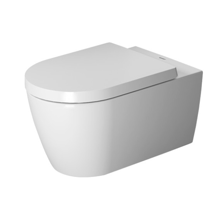 Duravit ME by Starck Унитаз подвесной с вертикальным смывом, вкл. крепление Durafix, 4,5 л. с HygieneGlaze, 37x57см, Цвет: Белый