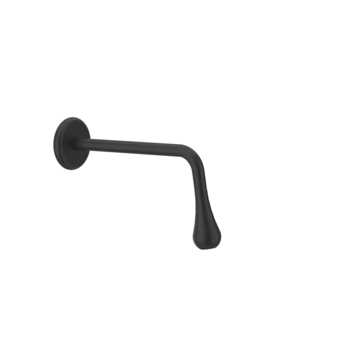 Gessi Goccia Настенный излив 200мм, для монтажа с удаленным управлением, цвет: black XL