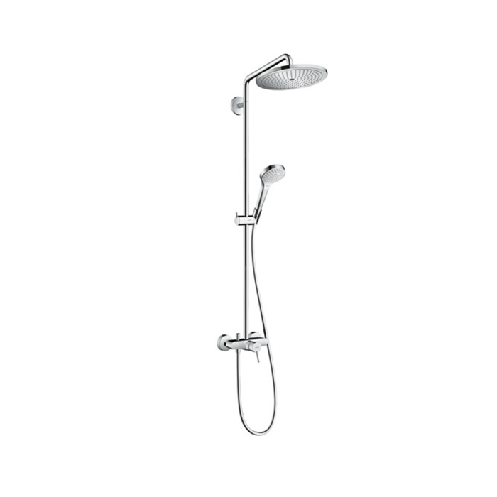 Hansgrohe Croma Select 280 SHP Душевая система, верхний душ 28см, с ручным душем и однорычажным смесителем, цвет: хром