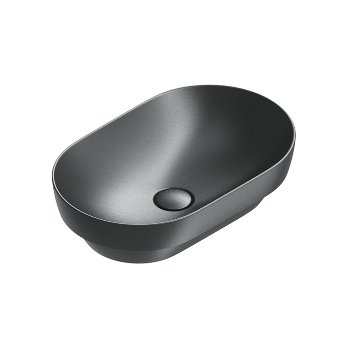 Catalano Sfera Раковина 55x35см встраиваемая, без отв., цвет: черный матовый