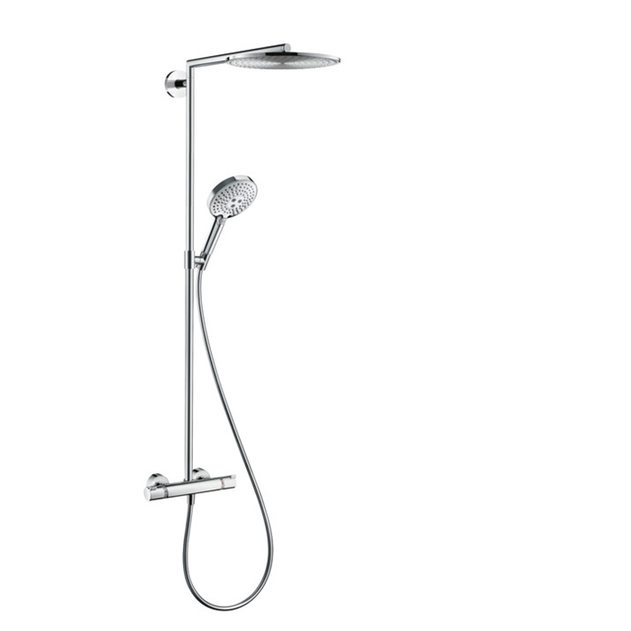 Hansgrohe Raindance S Showerpipe 300мм 1jet Душевая система, верхний душ 30см., с термостатическим смесителем и ручным душем, цвет: хром