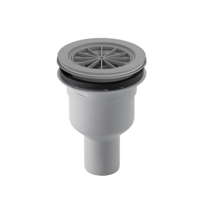 Duravit Выпуск для душевого поддона, сток вертикальный, цвет: белый