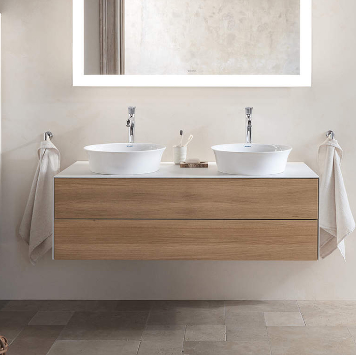 Duravit White Tulip Раковина накладная Ø50см, без перелива, без отв., цвет: белый