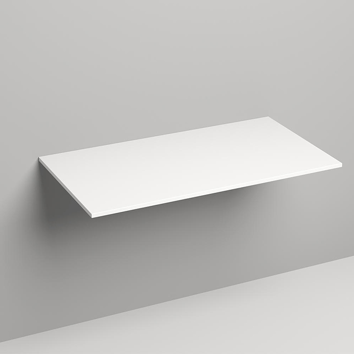 Salini Столешница 100х50х1.5 cм, из материалов S-Stone, цвет: белый матовый