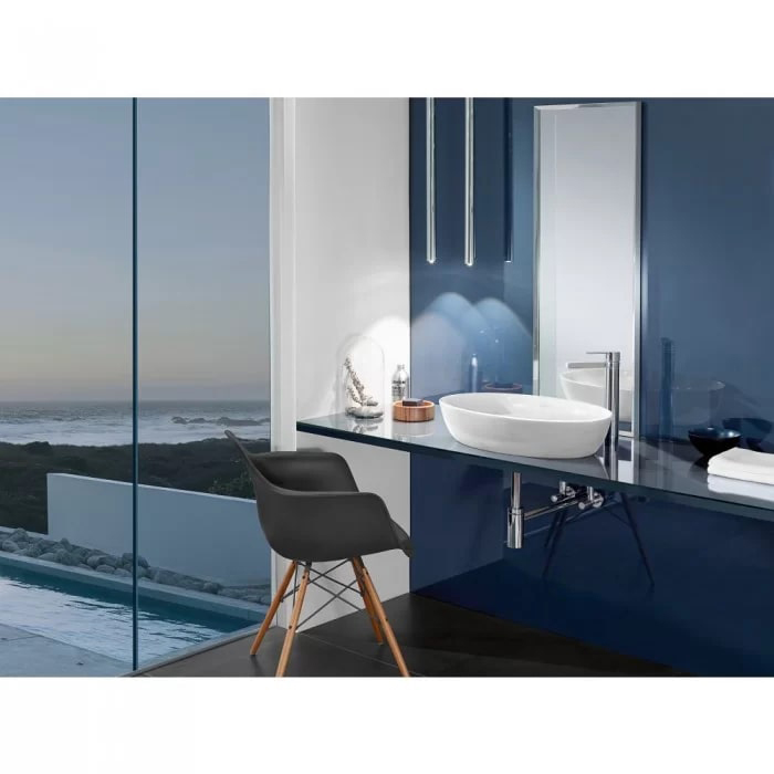 Villeroy&Boch Artis Раковина 61х42х12.5см., накладная, без отв., без перелива, TitanCeram, цвет: альпийский белый