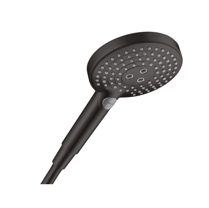 Hansgrohe Raindance Select S Ручной душ 120 3jet (Rain, RainAir, Whirl), EcoSmart, цвет: черный матовый