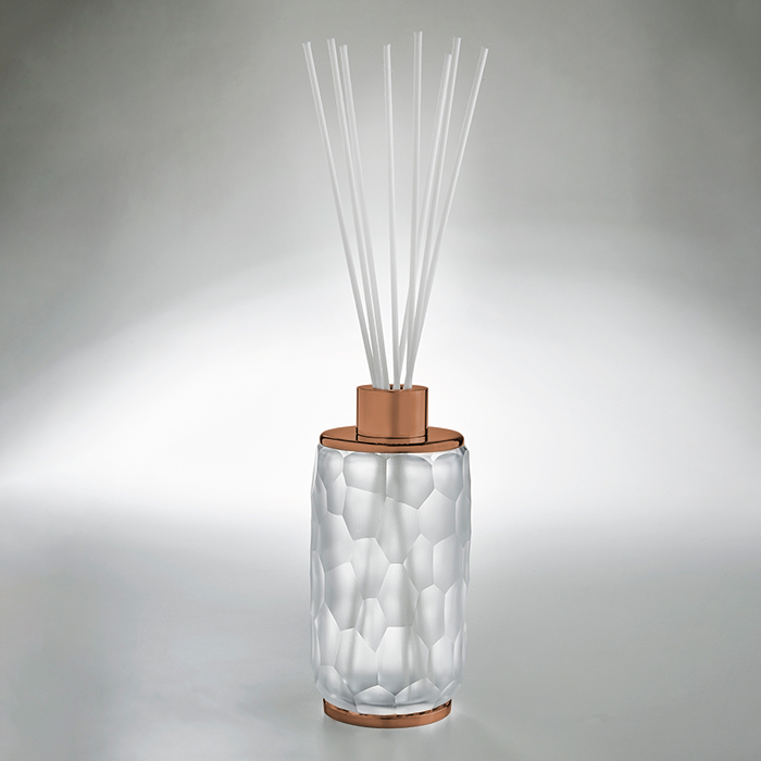 3SC Nest Ароматический диффузор, настольный, цвет: прозрачный хрусталь/Warm Brushed Bronze PVD