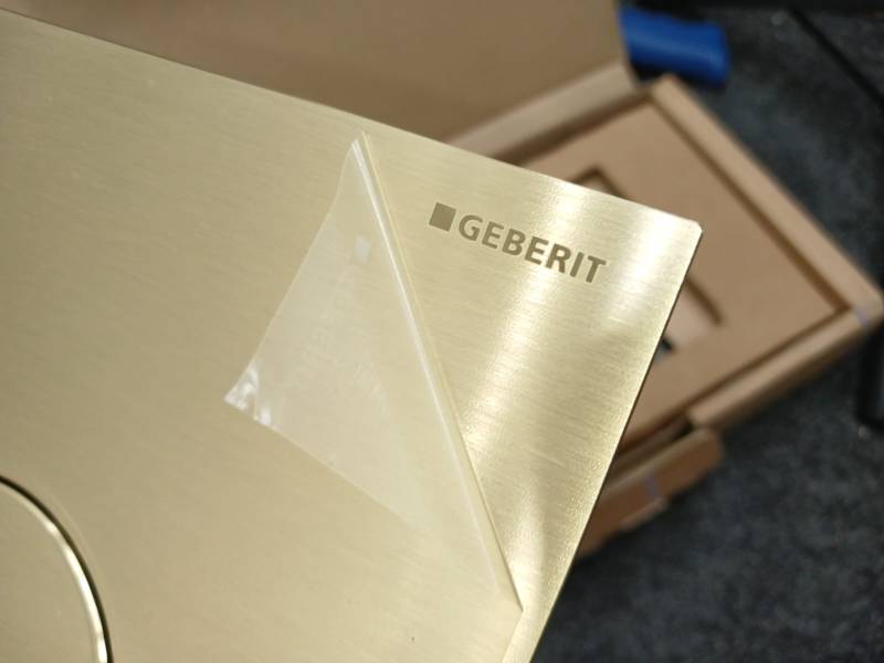 Geberit Sigma40 Клавиша для двойного смыва, круглая: Латунь