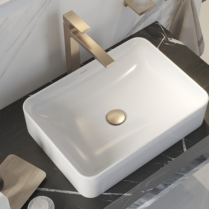 Hansgrohe Донный клапан для раковины, цвет: шлифованная бронза