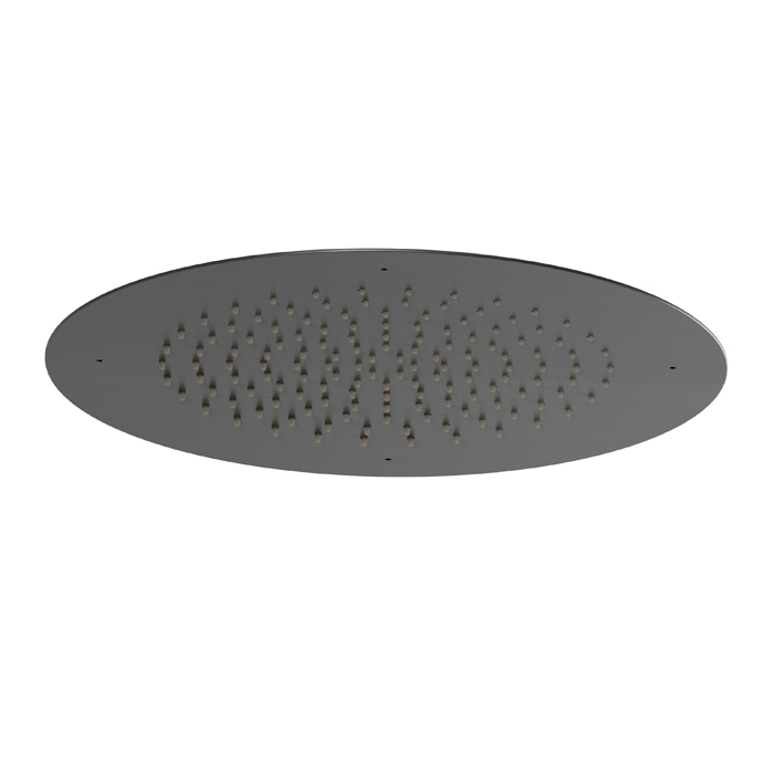 Newform Head Showers Верхний душ 40cм, потолочный, скрытый, цвет: PVD brushed gun metal