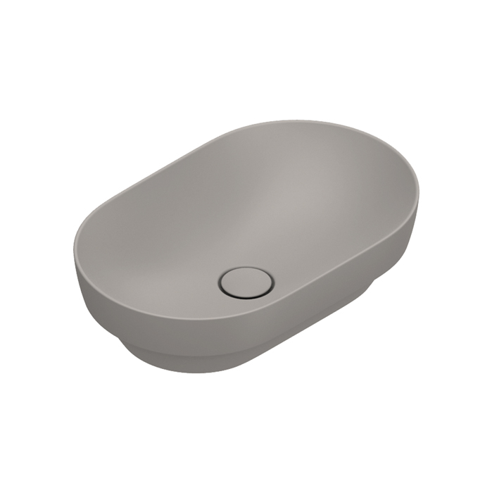 Catalano Sfera Раковина 55x35см встраиваемая, без отв., цвет: Tortora Satinato