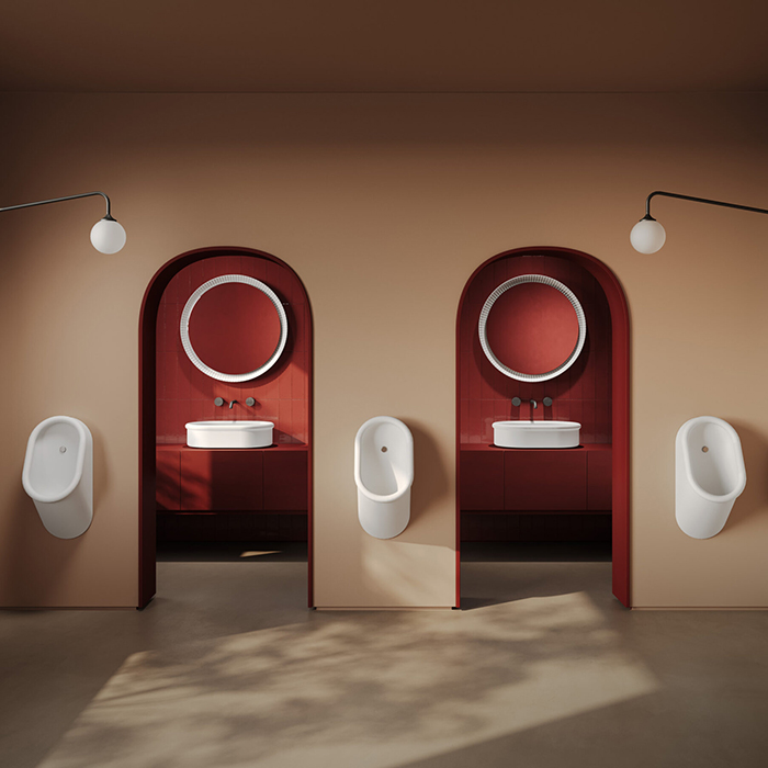 Artceram Babila Писсуар 37x30х64см., подвесной, saniglaze, цвет: белый