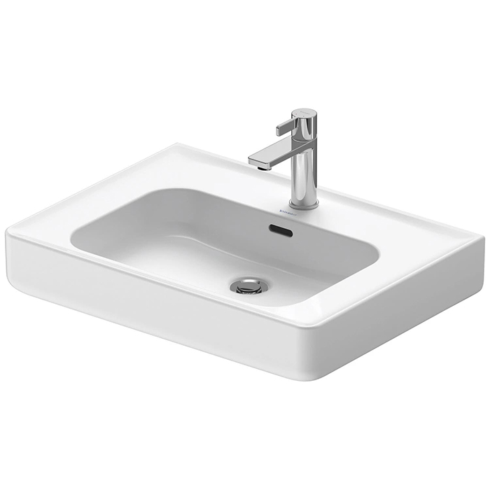 Duravit Soleil by Starck Раковина 65х47.5х14.5см., подвесная, 1 отв., с переливом, WonderGliss, цвет: белый