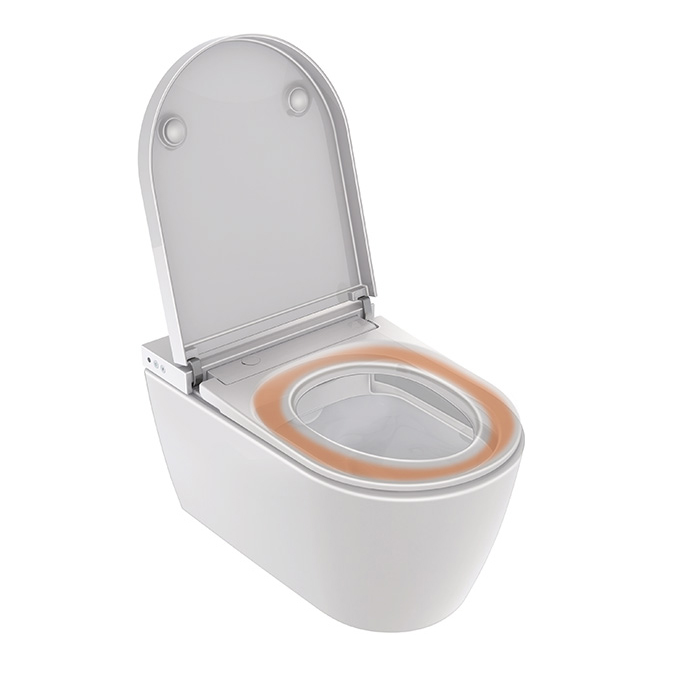 Duravit Starck f Pro Compact Комплект унитаз-биде, Сиденье для унитаза-биде SensoWash #612001012000310 и унитаз Duravit Rimless #2510092000, цвет: белый