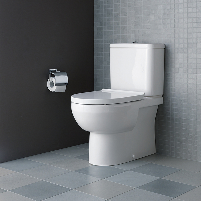 Duravit No.1 Унитаз-моноблок 36.5х65.5см., напольный, безободковый, цвет: белый