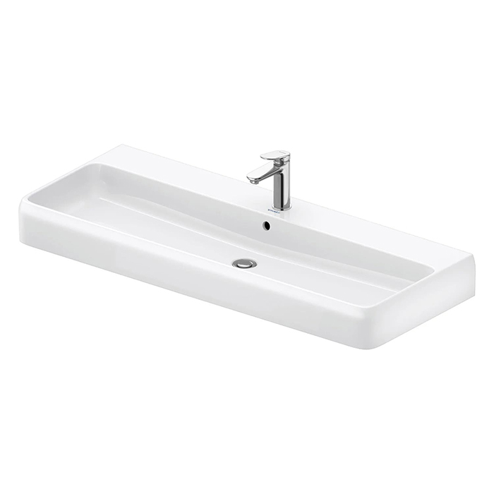 Duravit Qatego Раковина 120х47х12.5см., накладная/подвесная, 1 отв., цвет: белый