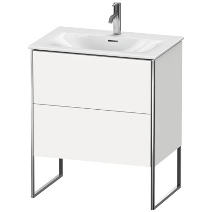 Duravit XSquare База напольная 71x47.8x84см с раковиной, 2 яшика, цвет: глянцевый белый