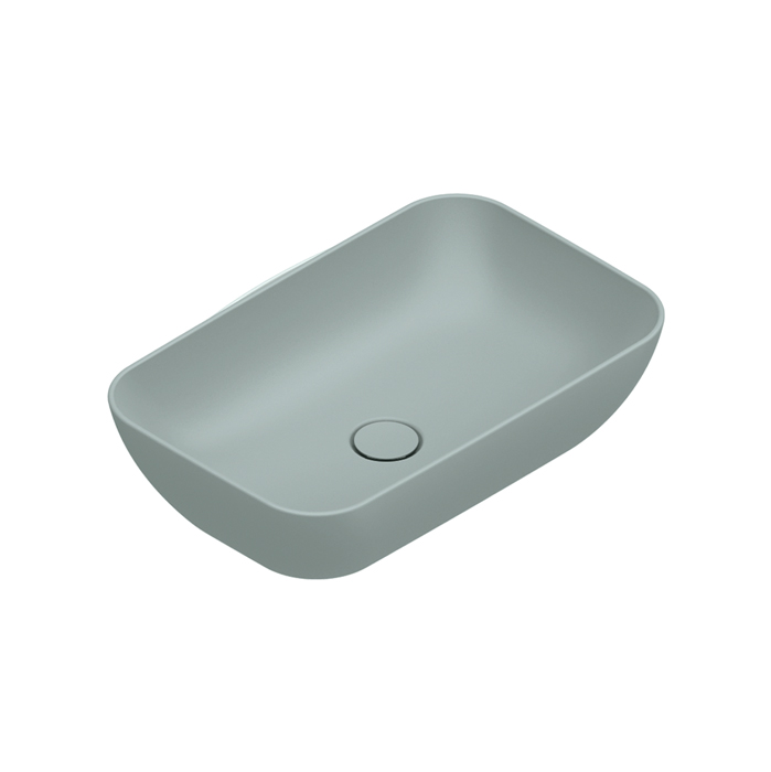 Catalano Green Раковина 60x38см накладная, без отв., цвет: Aqua Satinato