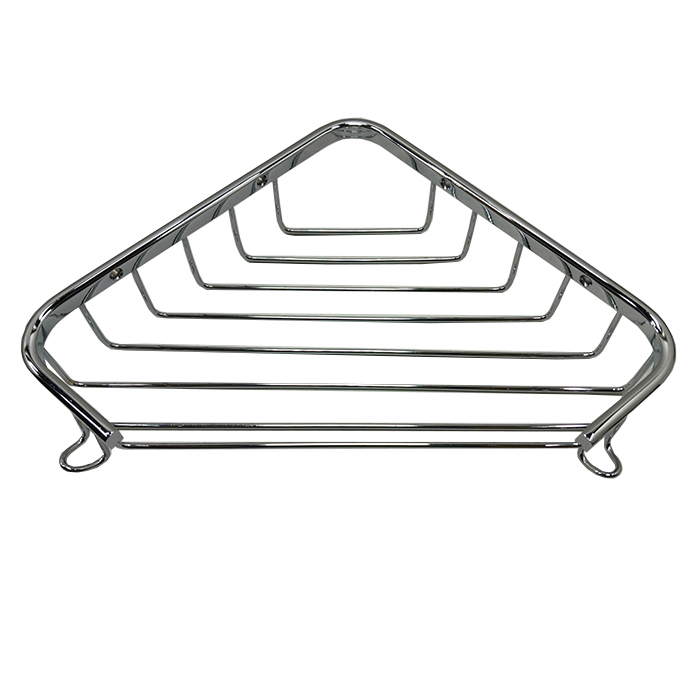 TW Harmony 534, подвесная полочка-решетка угловая 18x18xh4, цвет: хром