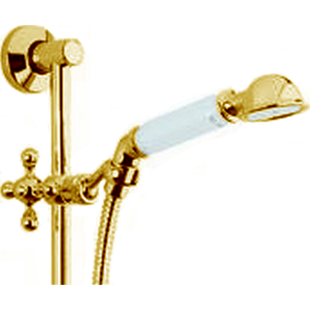 CISAL Arcana Toscana Душевая стойка с ручным душем, цвет: золото/белый
