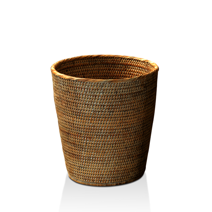 Decor Walther Basket PK Корзина для бумаги 30x31см, напольная, цвет: ротанг темный